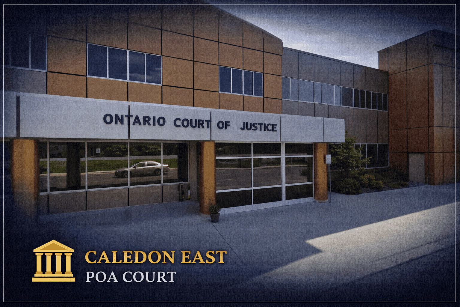 Caledon East provincial offences court