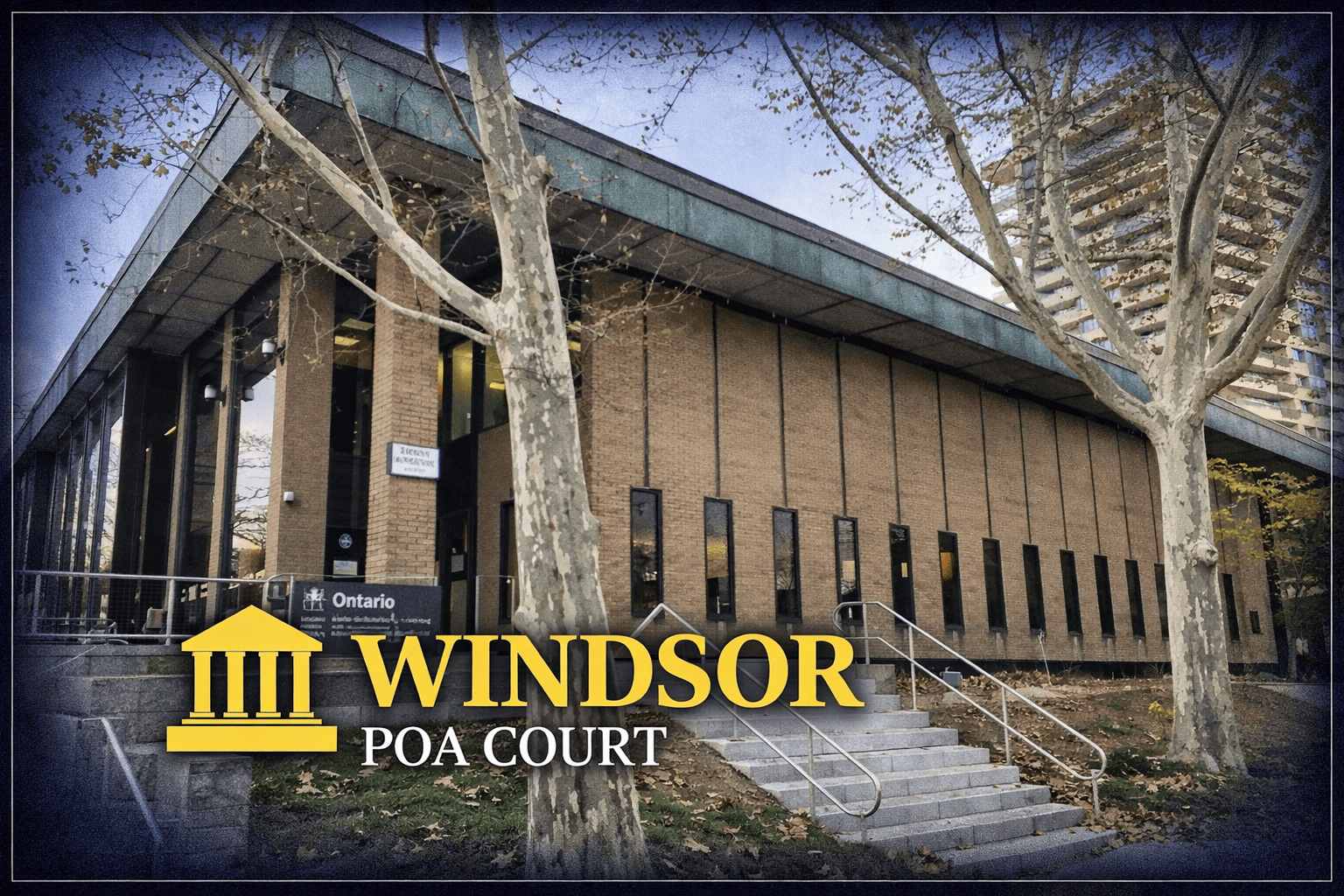 Windsor provincial offences court