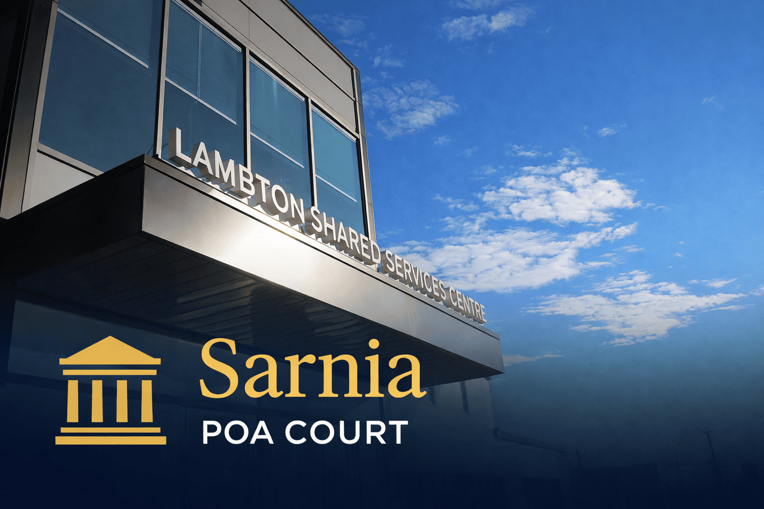 Sarnia – Lambton provincial offences court
