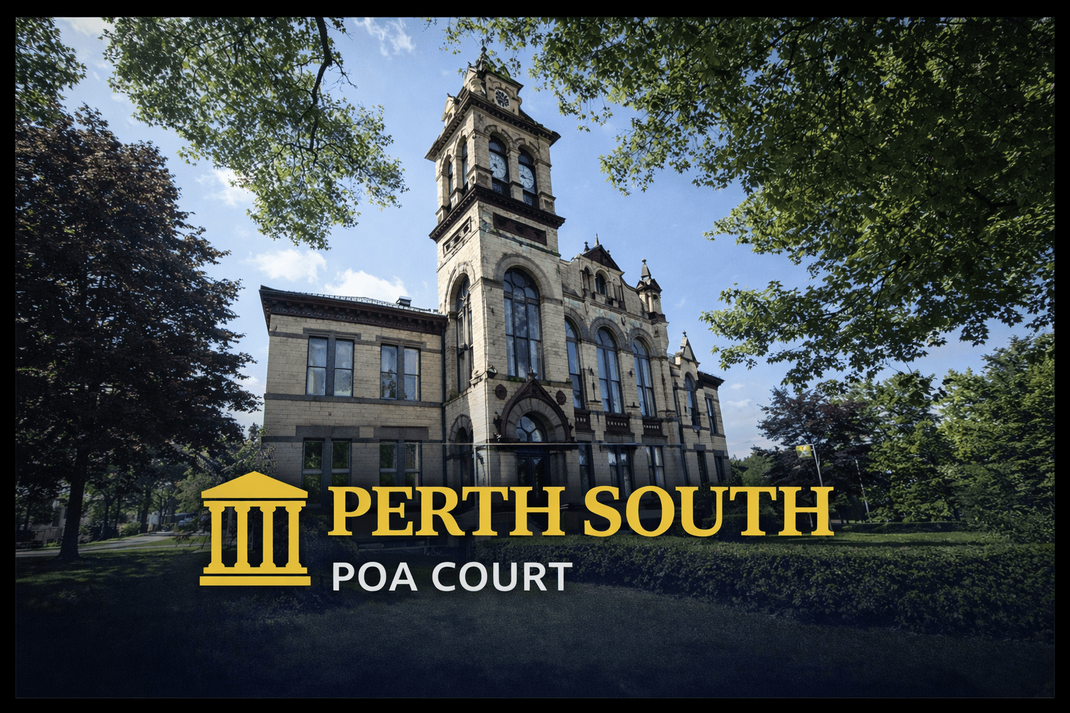 Perth – Lanark provincial offences court