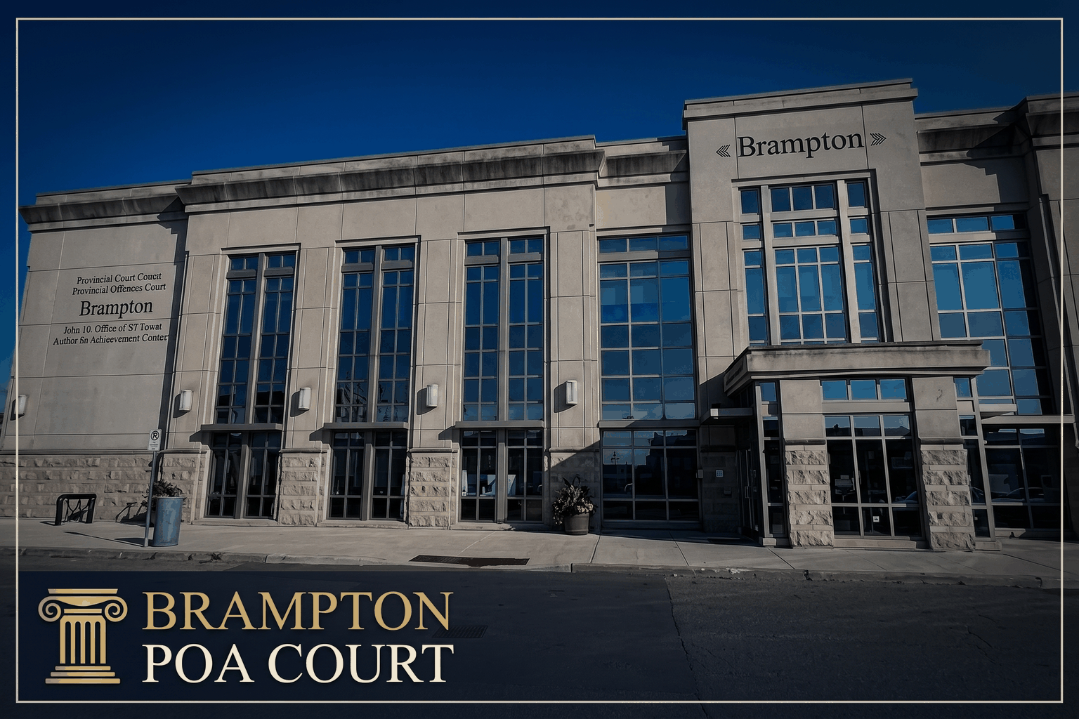 Brampton provincial offences court
