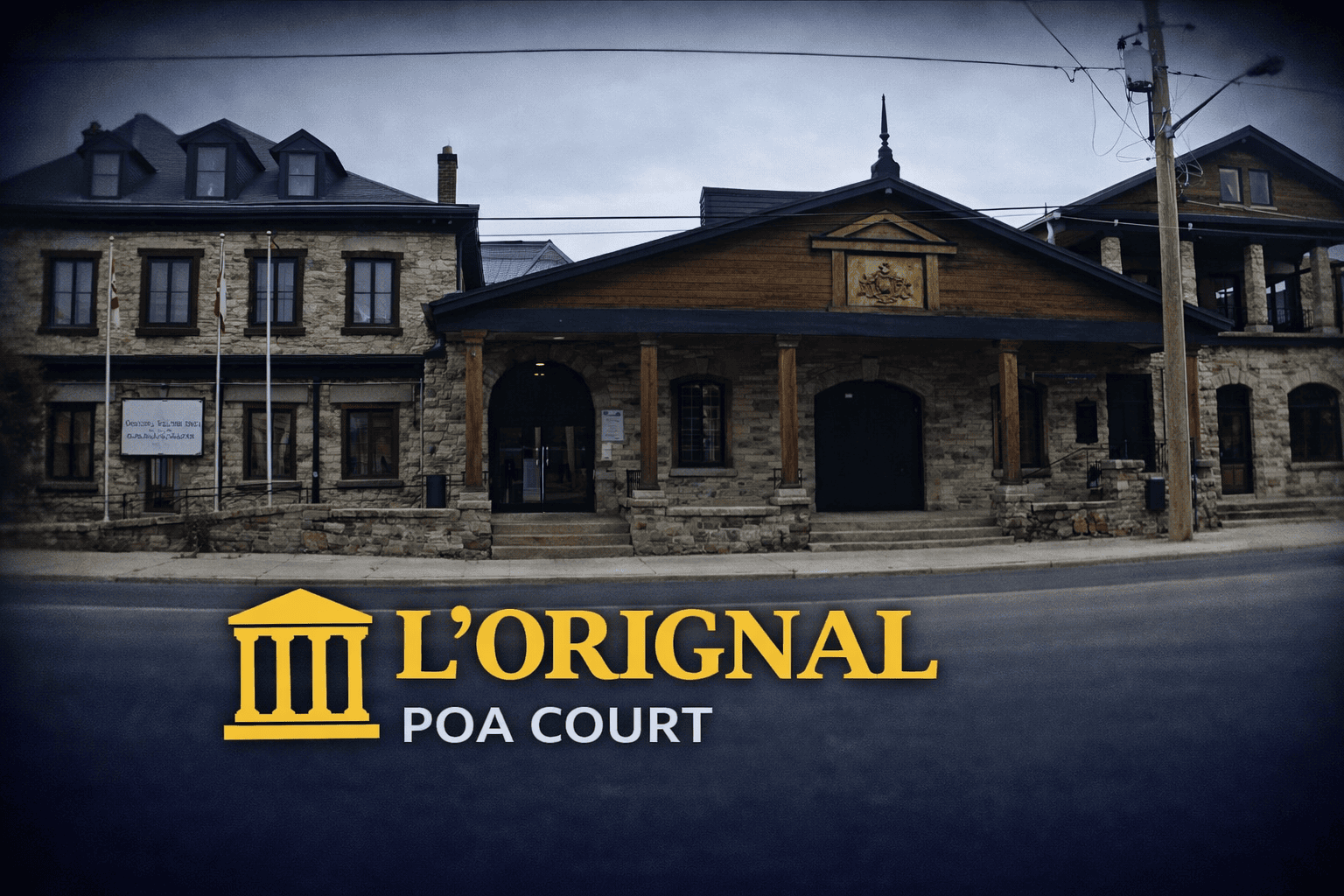 L'Orignal – Prescott Russell provincial offences court