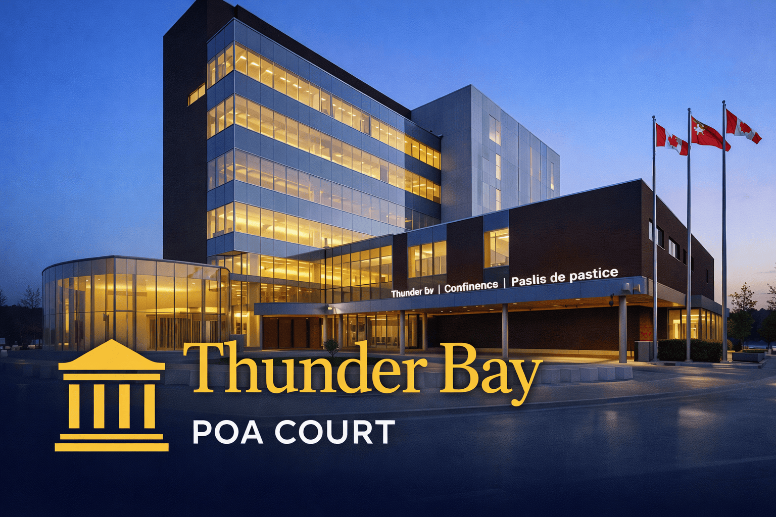 Thunder Bay provincial offences court